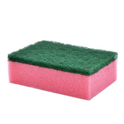 China Sustainable High Quality Household Cleaning Pad Foam Sponge Scrubber For Sale for sale