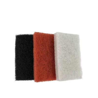 China Durable Hot Selling Polyester Kitchen Medium Duty Scouring Pad For Washing Dishes for sale