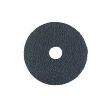 China Floor Cleaner Wholesales Black 17 Inch Floor Abrasive Nylon Wet Polish Pad for sale