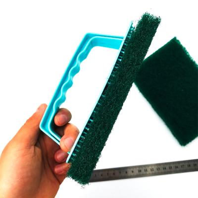 China Sustainable Wholesale Kitchen Nylon Fiber Hand Scrub Cleaning Brush for sale