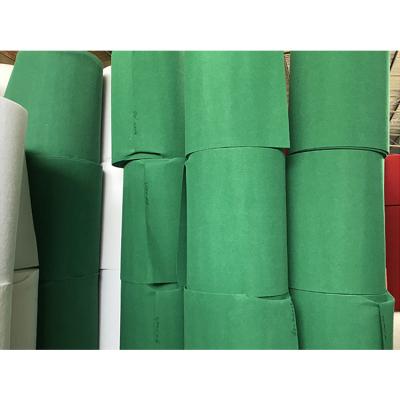 China Sustainable OEM Manufacturer Household Cleaning Scouring Pad Raw Material Polyester Scouring Pad Roll for sale