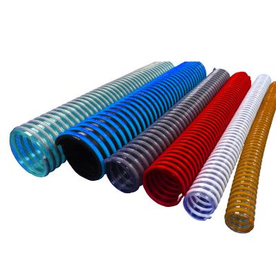 China Durable Wine Pump Hose Spray Hot Selling Customize 4 Inch Braided Spray PVC Suction Hose For Garden for sale