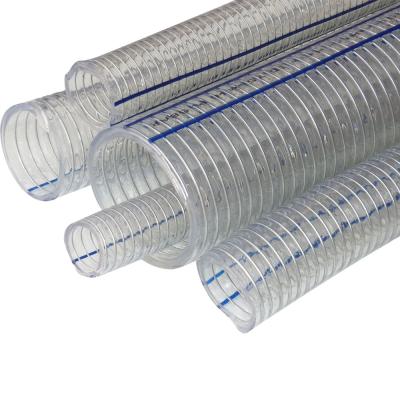 China China Supplier Durable Product Reinforced PVC Spiral Transparent Steel Wire and Fiber Composite Pipe for sale