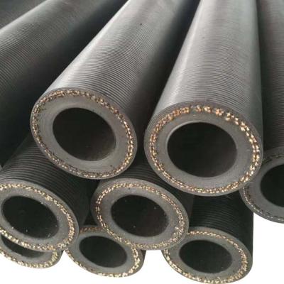 China Long Service Life Super Durable Industrial Flexible Braided High Pressure Oil Oil Suction Rubber Hose for sale