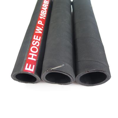 China NR 25mm Seven Layers Canvas Steam Rubber Hose Hot Water Pipe Compression Concrete Pump Cover for sale