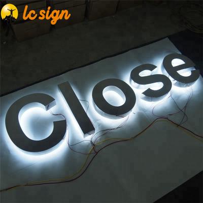 China Super Quality Real Estate Buildings Metal Sign Back Metal Led Letter Sign Frame For Sign Board Letters for sale