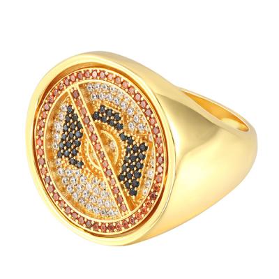 China Gold Ring Models from Hiphop Jewelry Missjewelry Hip Hop Dubai, Features Camera Diamond Ring for sale