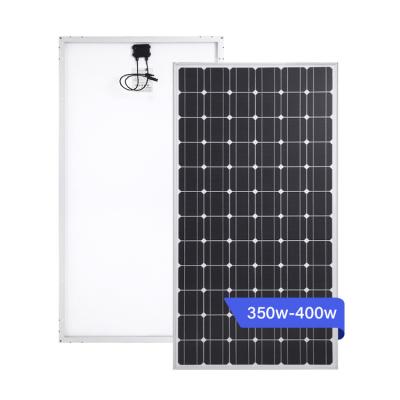 China Factory Price 350w 355w 360w 360w 400 Watt Monocrystalline Single Solar Panel 156.75mmx156.75mm for sale