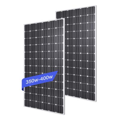 China 350w 360w 370w 400w Paneles Solares Costos Roof Tile Monocrystalline Solar Panel 156.75mmx156.75mm for sale