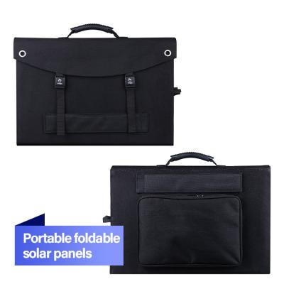 China Black Efficiency Camping Flexible Foldable For Travel Folding Portable Solar Panel for sale