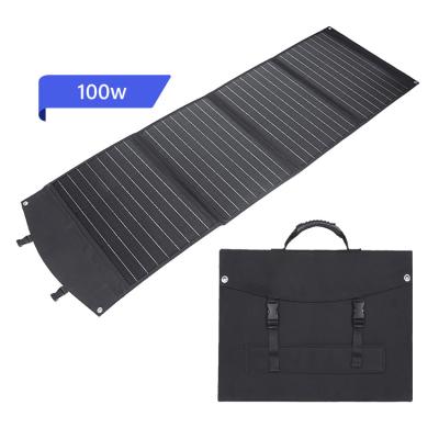 China 100w Camping Light Module Kit Outdoor Foldable Solar Power Bank Panels For Camping for sale