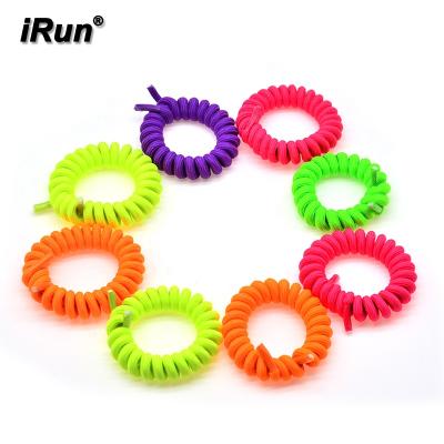 China Irun Round Elastic Hot Pink Curly Laces Laces For Kids Tie Lace Does Not Accept Paypal Payment for sale