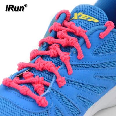 China Round MOQ: 100 pairs! ! ! - No need to tie elastic laces with knots - elastic lazy shoe laces sport triathlon lace - elastic quick lace for sale