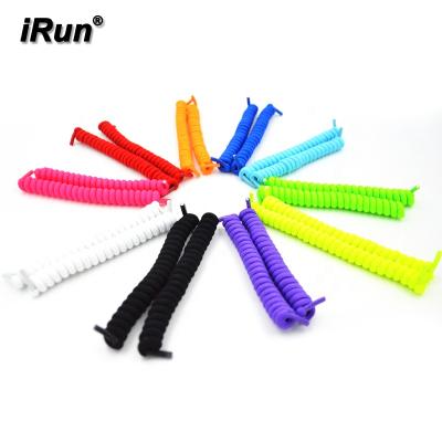 China Round (MOQ: 100Pair) Increasing Stock Spring Elastic Laces - Elastic Spring No Need Elastic Tie Laces For Kids - Ebay / Amazon Supplier for sale