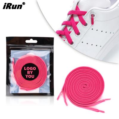 China Irun Round No Tie Safety Elastic Flat Lazy Running Kids Sports Tie Laces Outdoor Laces With Plastic Or Metal Hook for sale