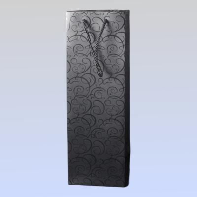 China Wholesale Recyclable Gifts Luxury Reusable Custom Printed With Your Own Logo Paper Shopping Wine Bags for sale