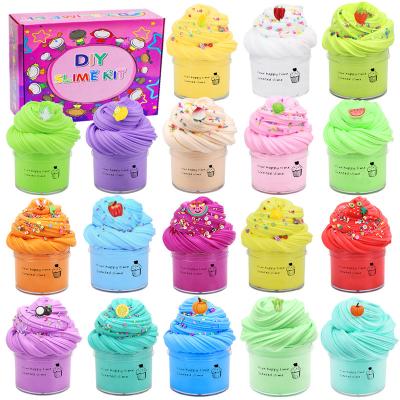 China 4/8/9/12/18 Pack Butter Mud DIY Kit Soft Custom Made Toy Soft and Non-sticky, Relaxing Kits for Girls and Boys Mud for sale