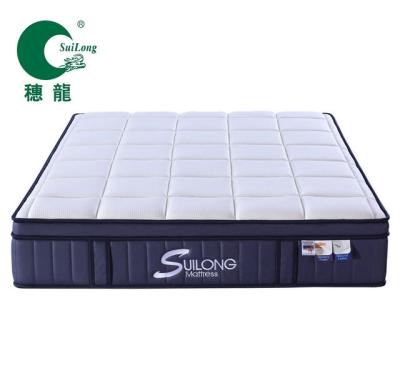 China Massage 5 Pocket Spring Mattress Double Bed Mattress Zoned Memory Foam And Latex King Size Bedroom Furniture for sale