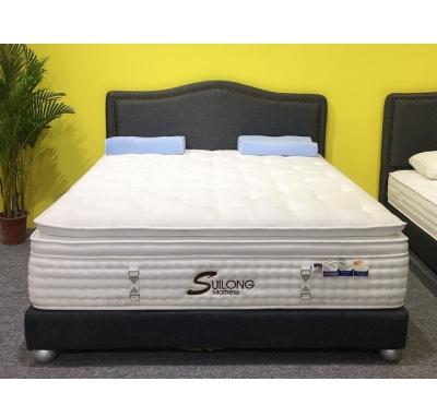 China Euro Massage Memory Foam Bed Pocket Spring Latex Diamond Spring High Grade Pillow Top Mattress for sale