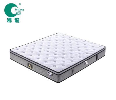 China Massage Latex Foam Top Queen Size Pocket Spring Bed Furniture Euro Pocket Euro Pocket Spring UK Top Mattress for sale