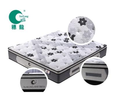 China High Carbon Steel Full Coil Mattress Massage King Pocket Spring Coil Good Quality Cheap Memory Foam Mattress for sale