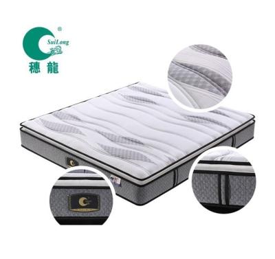 China Massage Compress Pocket Spring Roll Packed In Memory Foam Top Cardboard Mattress Pillow Design Hybrid Mattress for sale