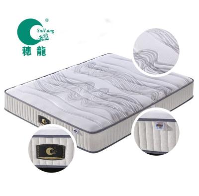 China Rollable Massage Mattress Wholesaler For Sofa Bed Area Pocket Spring Memory Foam Massage Mattress for sale