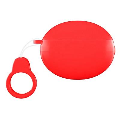 China Colorful Custom Wireless Earphone Protective Hot Selling PVC Silicone Earphone Accessories Case With Hook For Huawei Freebuds 4i for sale