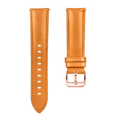 China low MOQ 38/40/41 mm top quality handmade genuine leather watch band strap for apple watch for sale