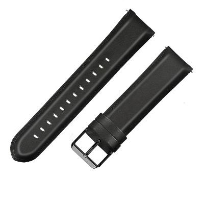 China Wholesale Feeling Crazy Horse Watch Strap 22mm Universal Genuine Leather Watch Band For Huawei GT GT2 Samsung Galaxy Watch 46mm Gear s3 for sale