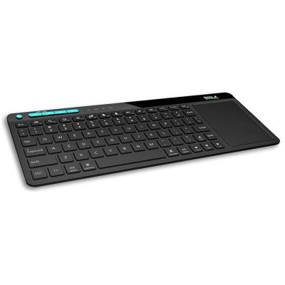 China RKM K8 Wireless Multimedia Keyboard with Built-in Touchpad Large Size Mouse, Rechargeable Li-ion Battery, for PC, Google Smart TV, Kodi for sale