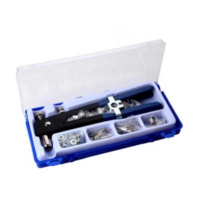 China Multi Functional High Quality Plastic Transparent Hand Riveter Tool Kit Case Hand Riveter Gun Rivet Nut Tool for sale