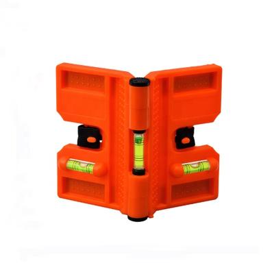 China Brand New Collapsible Plastic Collapsible Lock Two Level 3 Level Spirit Mail Vertical Spirit Level Horizontal Body for sale