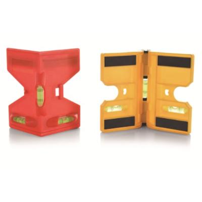 China Portable Popular Level 3 Plastic Vials Spirit Mail Spirit Level Two Body Vertical Horizontal Lock for sale