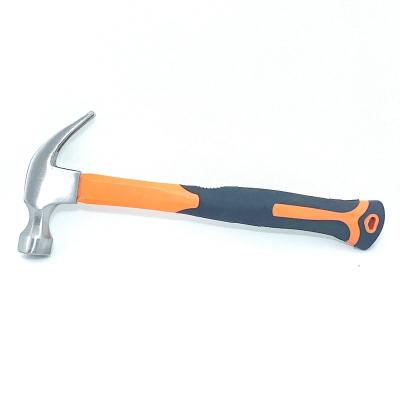 China Carpenter Hammer 8OZ-24OZ Size Drop Forged Carbon Steels Claw Hammer With A Grade Plastic Handle for sale