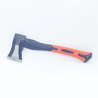 China A666 wood splitting type 1000G drop forged steel splitting ax with a grade plastic coating and fiberglass inside the handle for sale