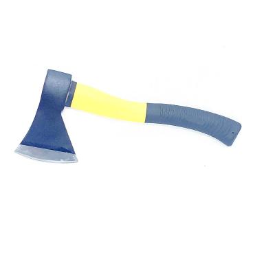 China 800G Size A613 Outdoor Or Throwing Type Drop Forged Steel Hatchet Ax With A Grade Plastic Coated Handle for sale