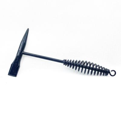 China 300G chipping hammer class chipping hammer drop forged carbon steel chipping hammer with spring steel handle for sale