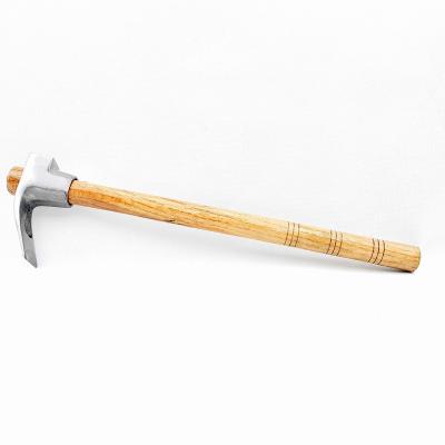 China 400G adze size adze with longer natural color wooden handle for sale