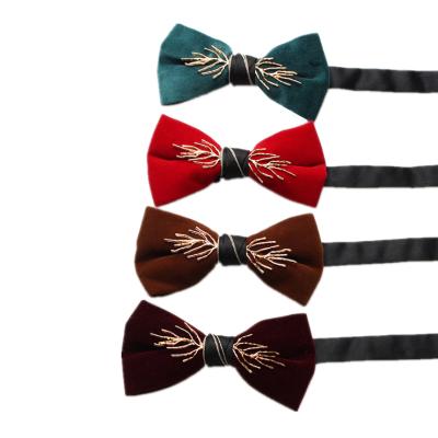 China Fashion New Fashion Mens Velvet Bow Ties Wedding Bow Tie For Wholesale for sale