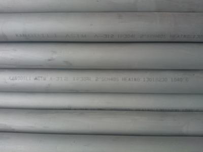 China ASTM Round 3 Austenitic Stainless Steel Pipe 347 321 Schedule 80 for sale