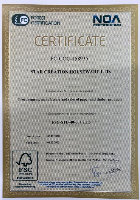 FSC - Star Creation Houseware Co., Ltd.