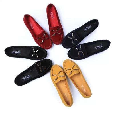 China Factory Sale Flat Women Flats Shoes 2020 Loafers Slip On Flat Black Comfortable Shoes Flats Ladies Shoes for sale