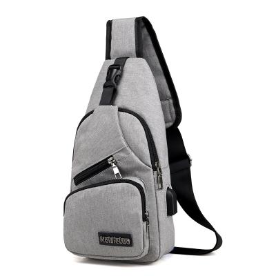 China Multifunctional SP551 USB Water Proof Shoulder Sports Waist Bags Pussy Pack Men Cross - Body Chest Bag For Outdoor for sale