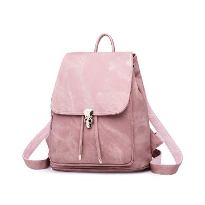 China SP468 Anti-theft Vintage PU Fashion Good Quality Leather Backpack For Women for sale