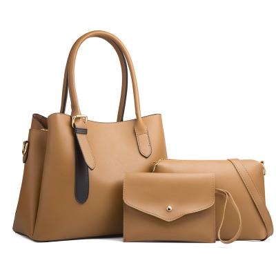 China SP387 factory wholesale durable travel leather bag sets women to cross - body handbags for sale