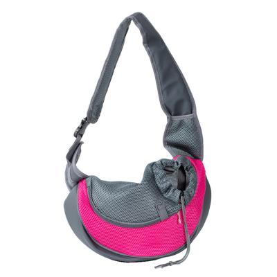 China SP862 Sustainable Dog Sling Carrier Breathable Mesh Travel Safe Carrier Sling Bag For Dogs Cats for sale