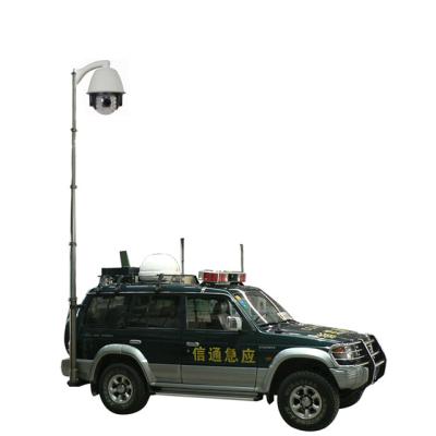 China Military vehicle\emergency command\surveillance\etc hot sale 1m at 20m 1kg at mast 300kg motorized telescopic mounted on vehicle for the camera for sale