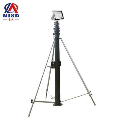 China Xuedian 6m Military Telescopic Mast With Manual Mechanical Winch Ham Radio Tower for sale