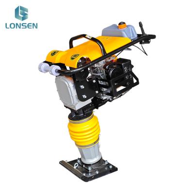 China RM80 Dual Spring Gasoline Earth Tamping Rammer 990*500*500 Jumping Height 45-75mm for Tamping on Construction Sites for sale